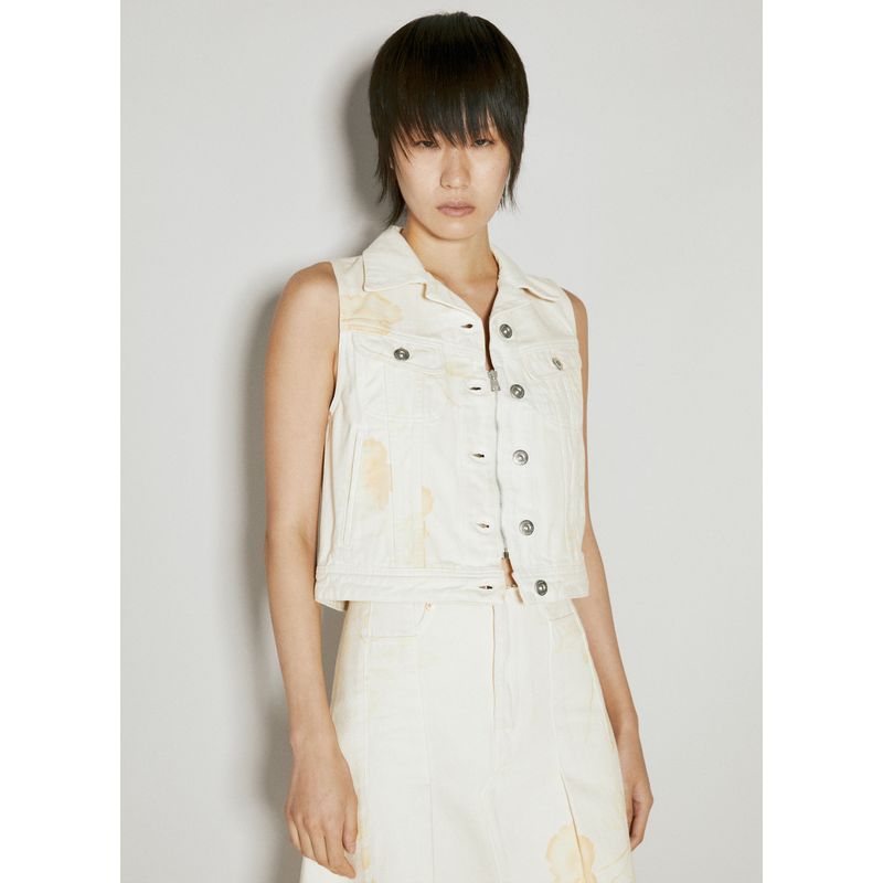 Our Legacy Women Mini Denim Vest